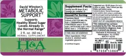 Label for David Winston's Metabolic Support