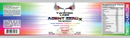 Label for Agent Zero X Angry Bull Flavor