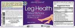 Label for Leg Health