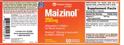 Label for Maizinol 250 mg