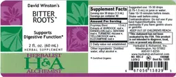 Label for Bitter Roots