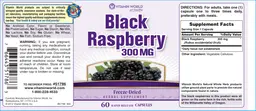 Label for Black Raspberry 300 mg