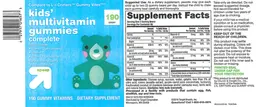 Label for Kids' Multivitamin Gummies Complete