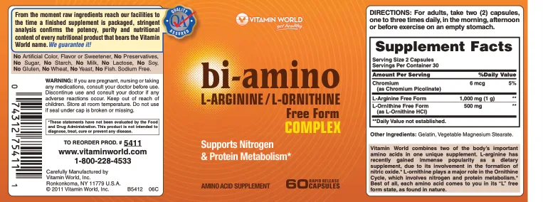 Label for Bi-Amino Complex