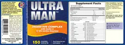 Label for Ultra Man Digestive Complex