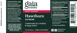 Label for Hawthorn Supreme