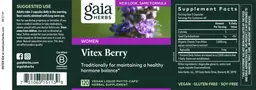 Label for Vitex Berry