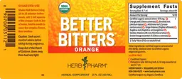Label for Better Bitters Orange