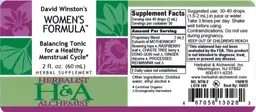 Label for David Winston's Women's Formula