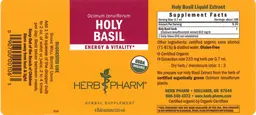Label for Holy Basil