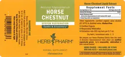 Label for Horse Chestnut