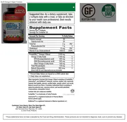 Label for Krill Omega-3 10X Super Formula