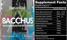 Label for Bacchus