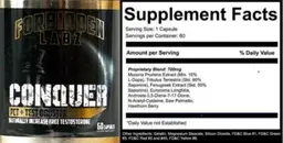 Label for Conquer