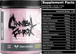 Label for Cannibal Ferox Carny Candy