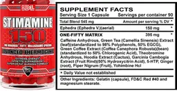 Label for Stimamine 150