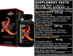 Label for Lean EFX