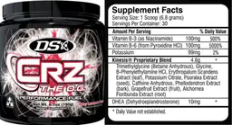 Label for CRZ The O.G. Berry Lemonade Flavor
