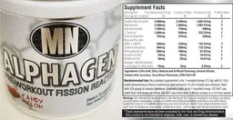 Label for Alphagen Candy Melon