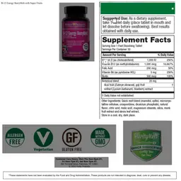 Label for B-12 Energy BerryMelt