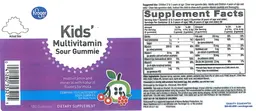 Label for Kids' Multivitamin Sour Gummie