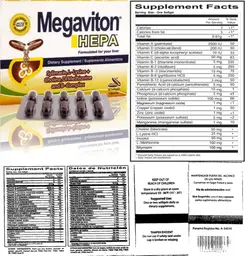 Label for Megaviton HEPA
