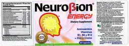 Label for NeuroBion Energy