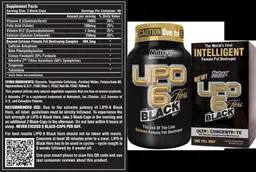 Label for LIPO 6 Black Hers