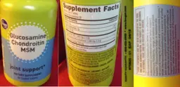 Label for Glucosamine Chondroitin MSM