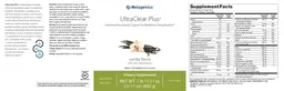 Label for UltraClear Plus pineapple banana flavor