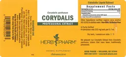 Label for Corydalis Professional Extract