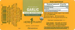 Label for Garlic