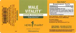 Label for Male Vitality