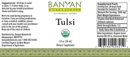 Label for Tulsi