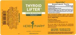 Label for Thyroid Lifter