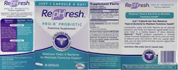 Label for Pro-B Probiotic
