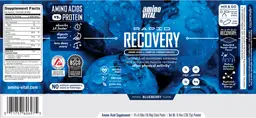 Label for Rapid Recovery Natural Blueberry Flavor