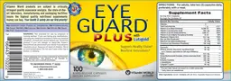 Label for Eye Guard Plus With Lutigold