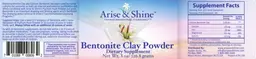 Label for Bentonite Clay Powder