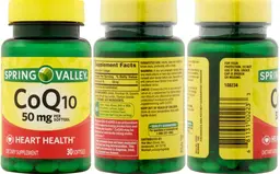 Label for CoQ10 50 mg