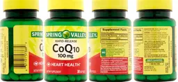 Label for Rapid Release CoQ10 100 mg