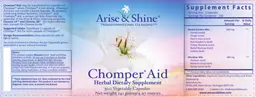 Label for Chomper Aid