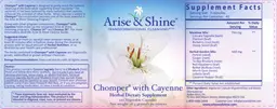 Label for Chomper with Cayenne