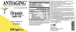 Label for Organic Super Oil