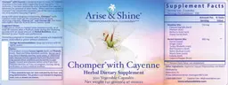 Label for Chomper with Cayenne
