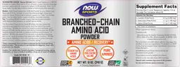 Label for Branched-Chain Amino Acid Powder