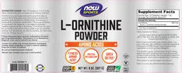 Label for L-Ornithine Powder