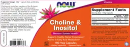 Label for Choline & Inositol