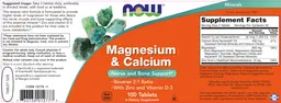 Label for Magnesium & Calcium