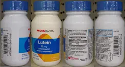 Label for Lutein 6 mg